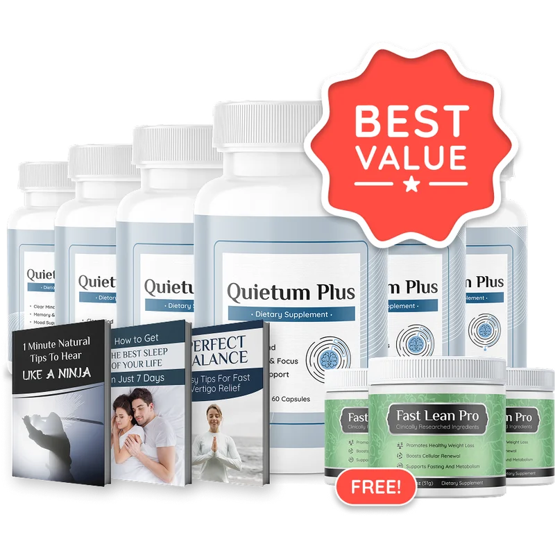 Quietum Plus Sleep Support — 6 Bottle / 180 Day Pack